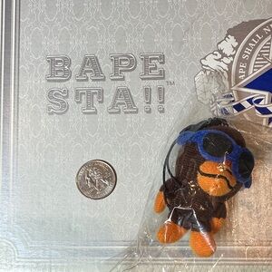 Rare BAPE stuffed animal keychain